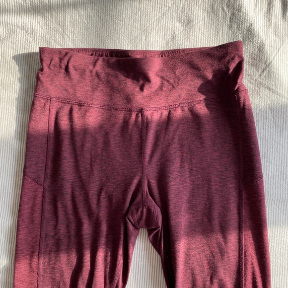 Deep Plum Crop Leggings - Picture 2 of 5